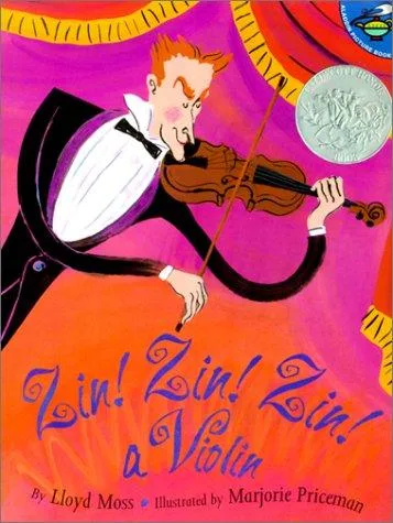 The cover of Zin! Zin! Zin! A Violin by Lloyd Moss.